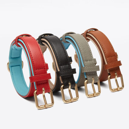 Luxury Top-grain Cowhide Pet Collar