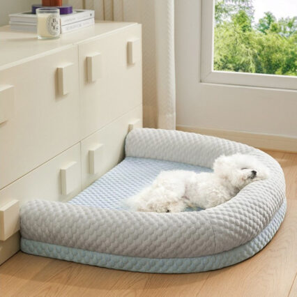 Summer U-shaped Cooling Ice Bean Pet Bed