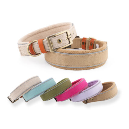 High-end Warm Linen Buckle Pet Collar