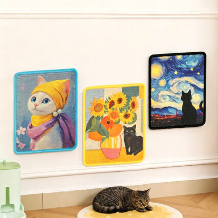Artistic Decorative Sisal Cat Scratching Mat
