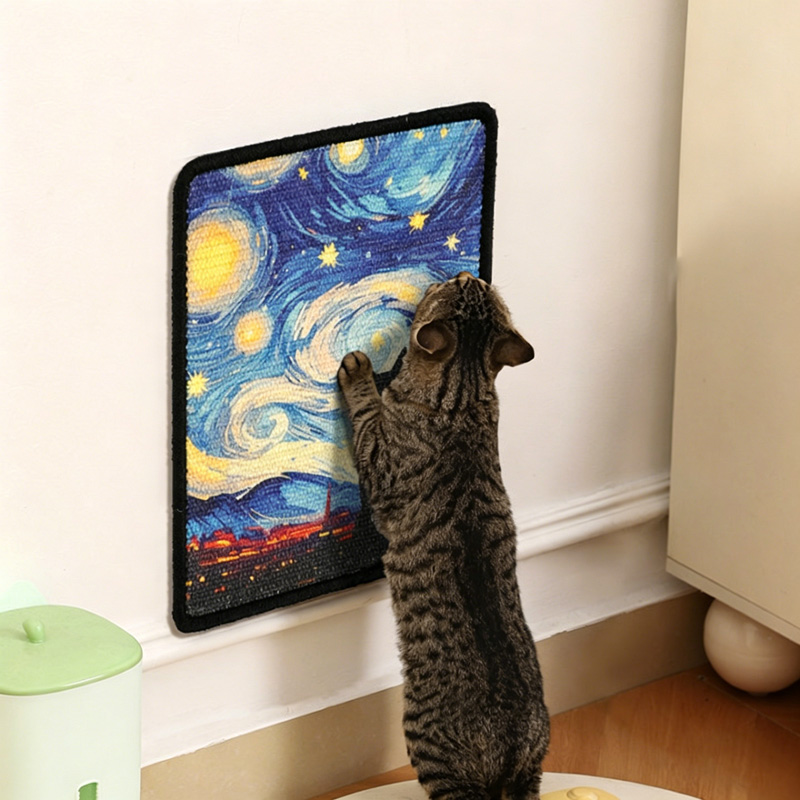Artistic Decorative Sisal Cat Scratching Mat