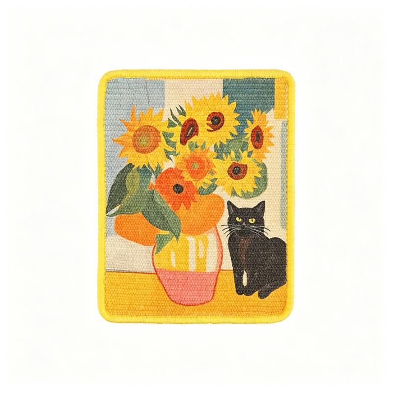 Artistic Decorative Sisal Cat Scratching Mat