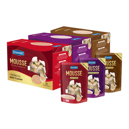 FAENBEI Beef Flavor Mousse Wet Food Pouch