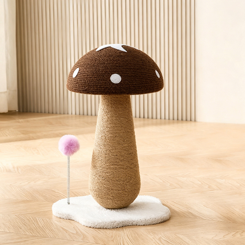 Carrot-Shaped Vertical Cat Trees