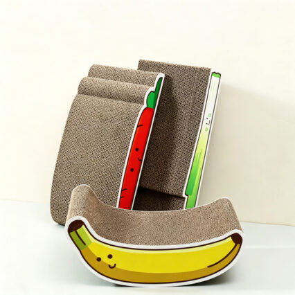 Fun Vegetable Corrugated Cardboard Cat Scratcher