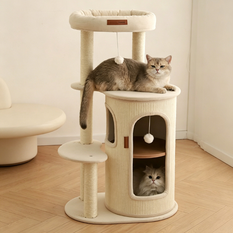 High-Quality Sisal Multi-Cat Climbing Tower