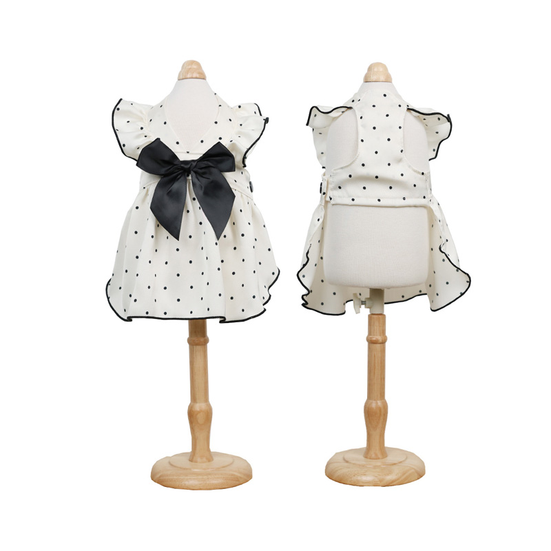 Summer Cooling Polka-Dot Pet Dress