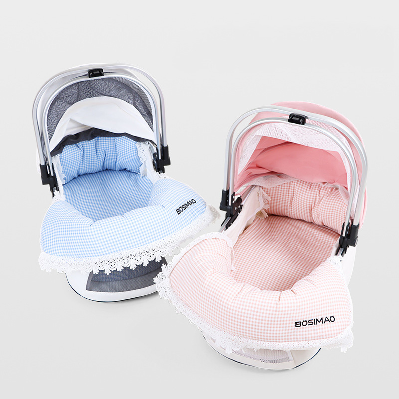 Comfortable Lace-Trimmed Pet Stroller Cushion