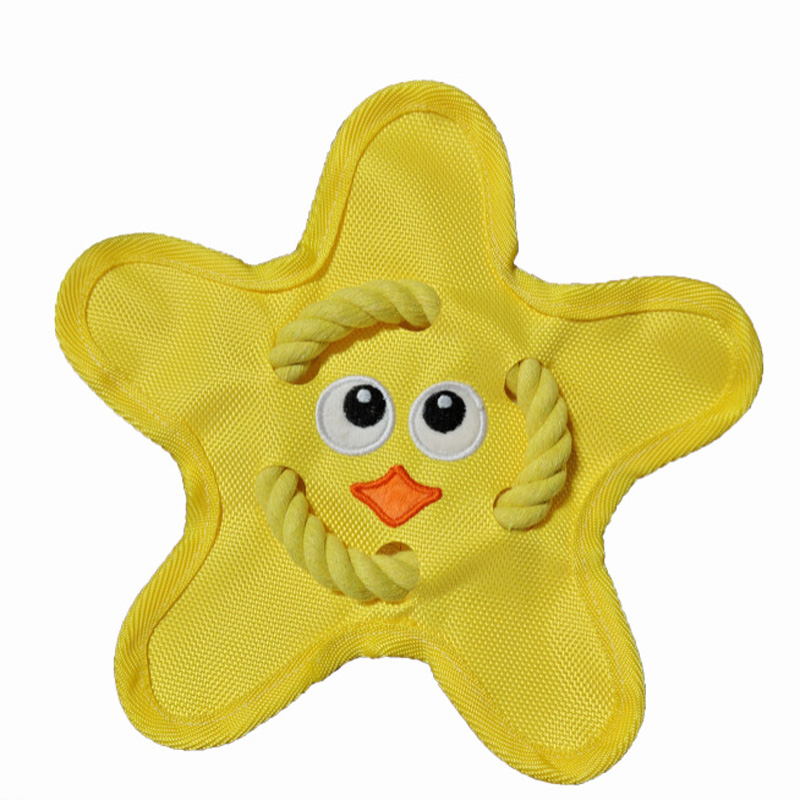 Fetch-and-Retrieve Thick Rope Crinkle Sound Dog Toy
