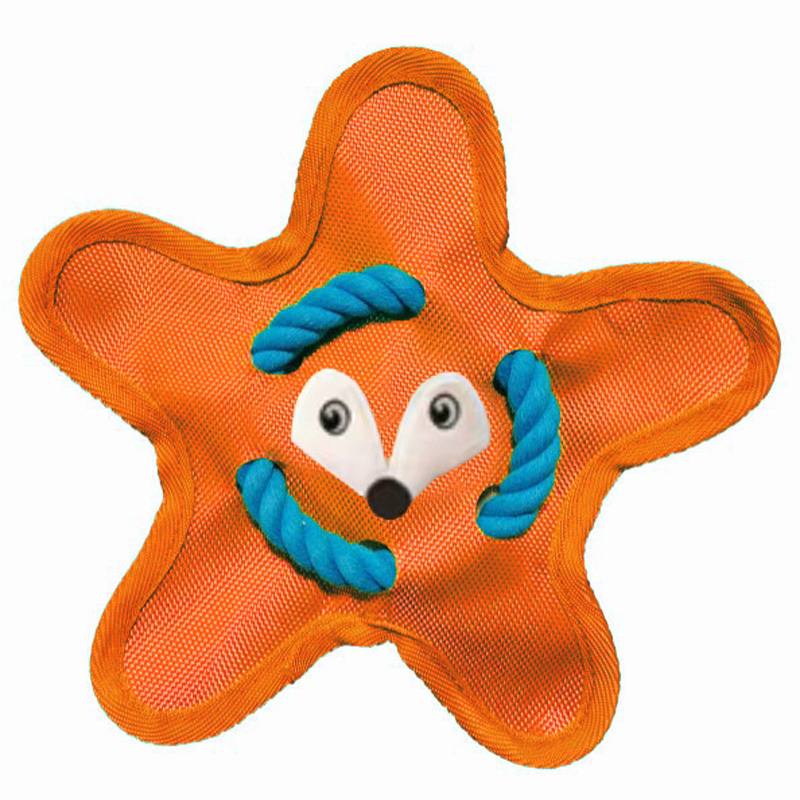 Fetch-and-Retrieve Thick Rope Crinkle Sound Dog Toy