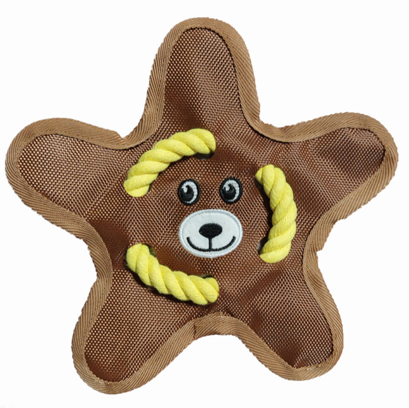 Fetch-and-Retrieve Thick Rope Crinkle Sound Dog Toy