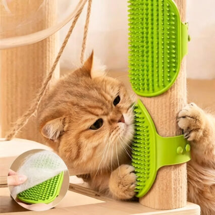 Silicone Cat Self-Groomer and Massager