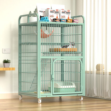 Built-in Shelving Square-tube Cat Cage