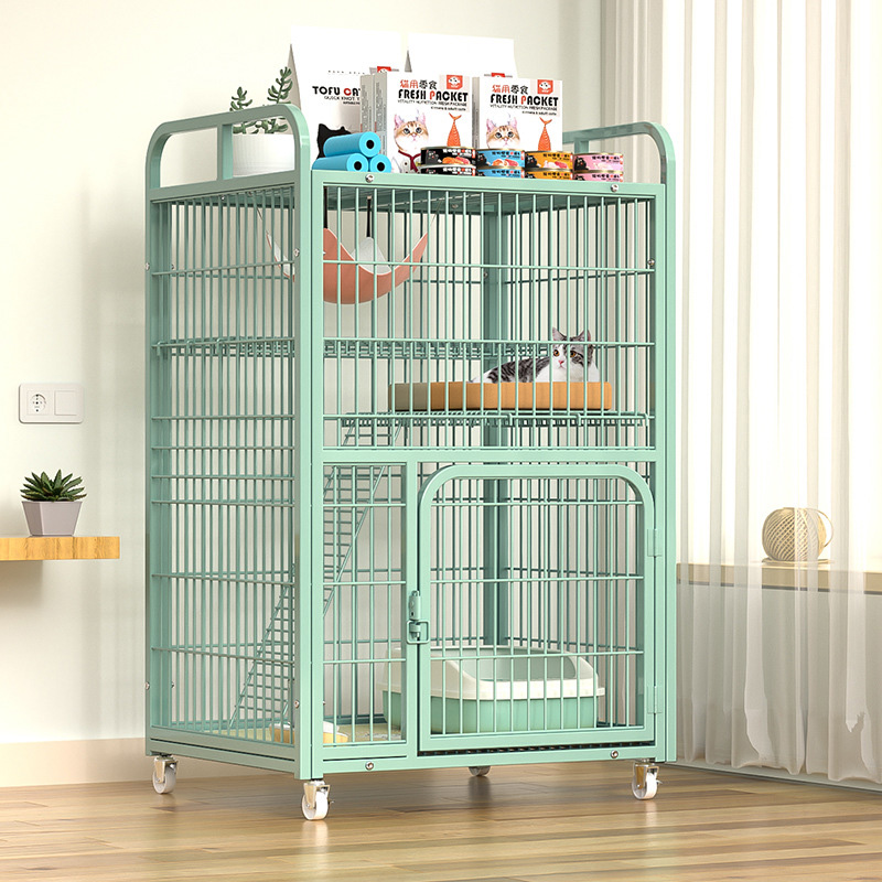 Built-in Shelving Square-tube Cat Cage