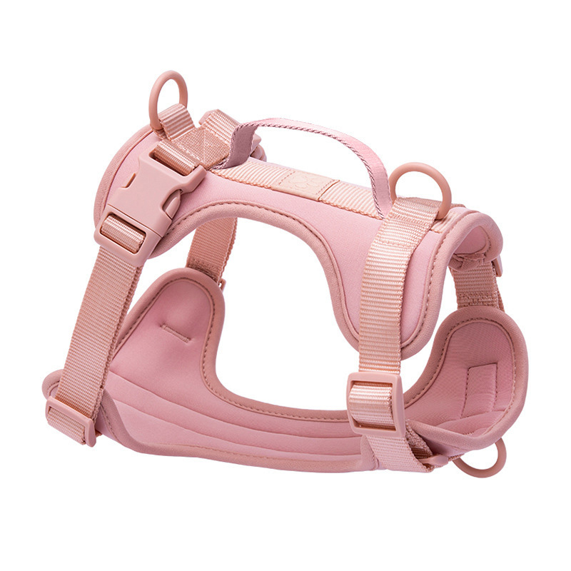 Customizable Color PVC Dog Harness Set