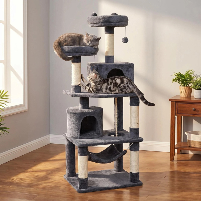 Eco-friendly E0-grade Particleboard Cat Tree