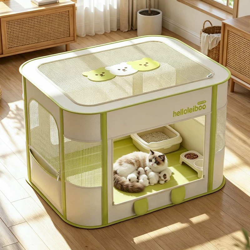 Enclosed Extra-Large Pet Whelping Box