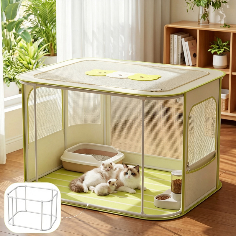 Enclosed Extra-Large Pet Whelping Box