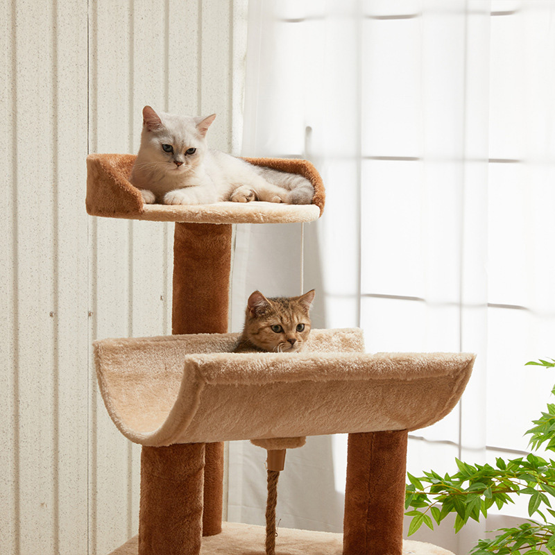 Multi-Cat European-Style Aesthetic Cat Tree