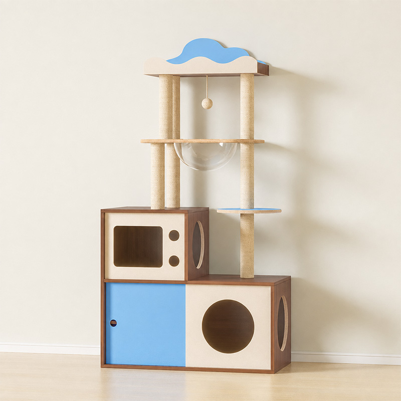 3-in-1 Cloud-Shaped Cat Trees