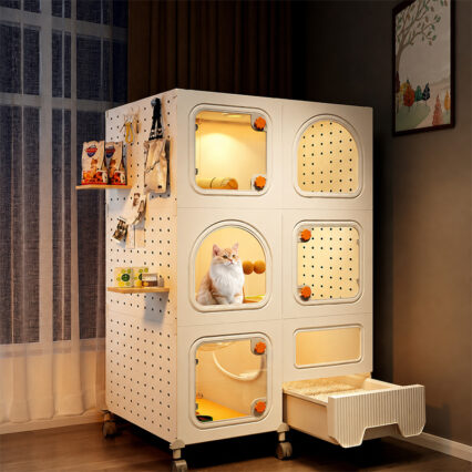 All-in-one Indoor Cat Villa for Home Use