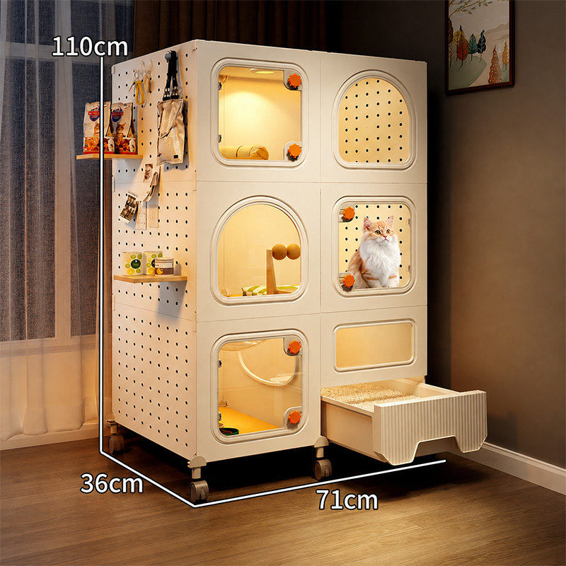 All-in-one Indoor Cat Villa for Home Use